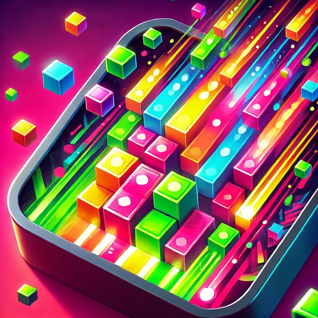 Acid Color Block Game