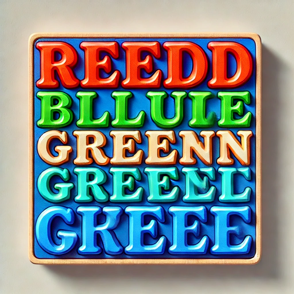 Speed Match - Color Text